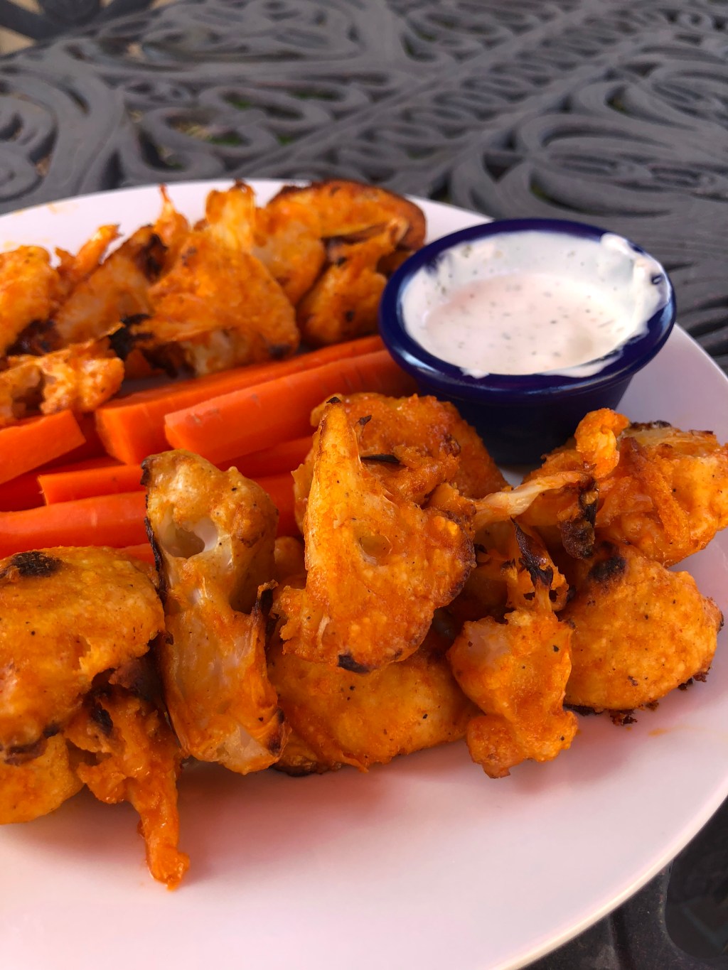 Buffalo Cauliflower “Wings”