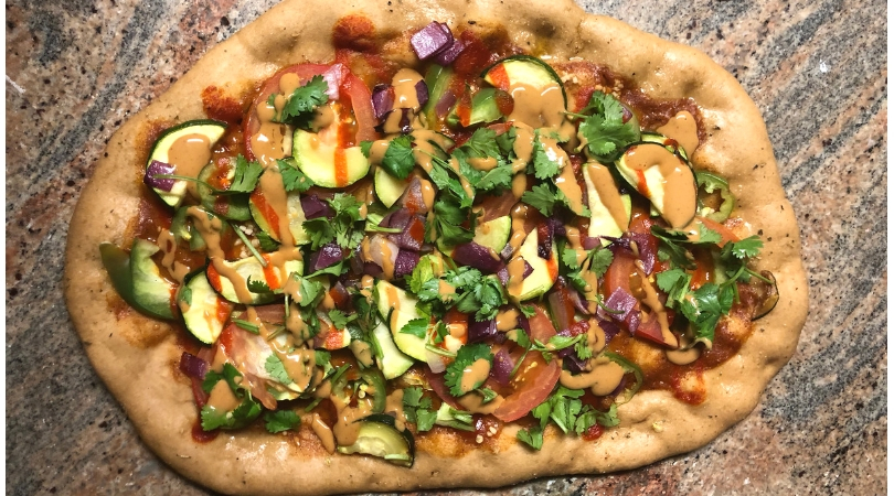 Thai Vegan Pizza