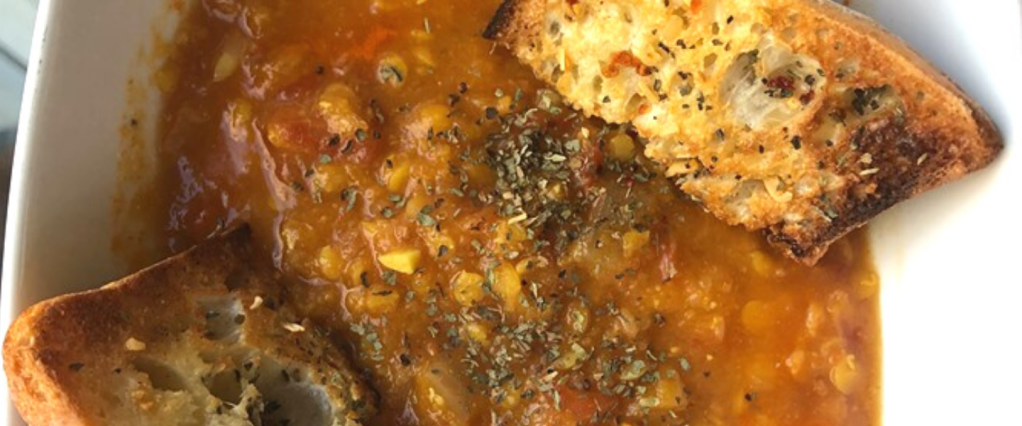 Delicious Winter Soup: Made w Butternut Squash and&nbsp;Lentils