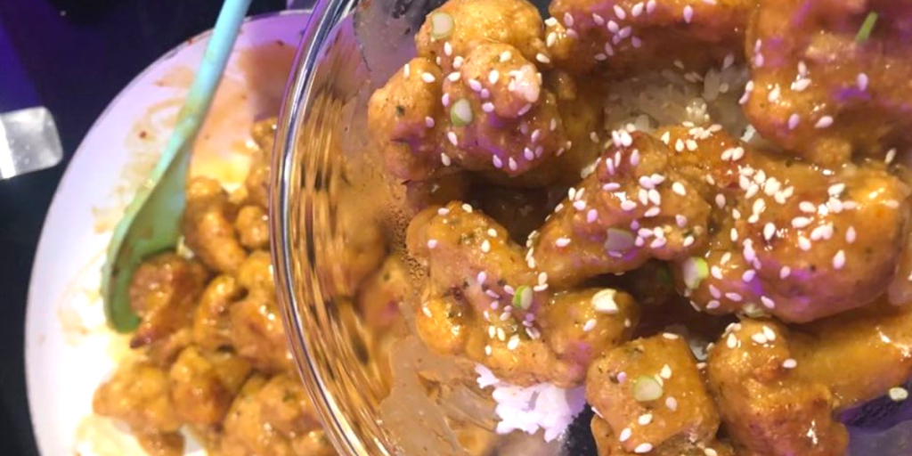 Cauliflower Orange “Chicken”