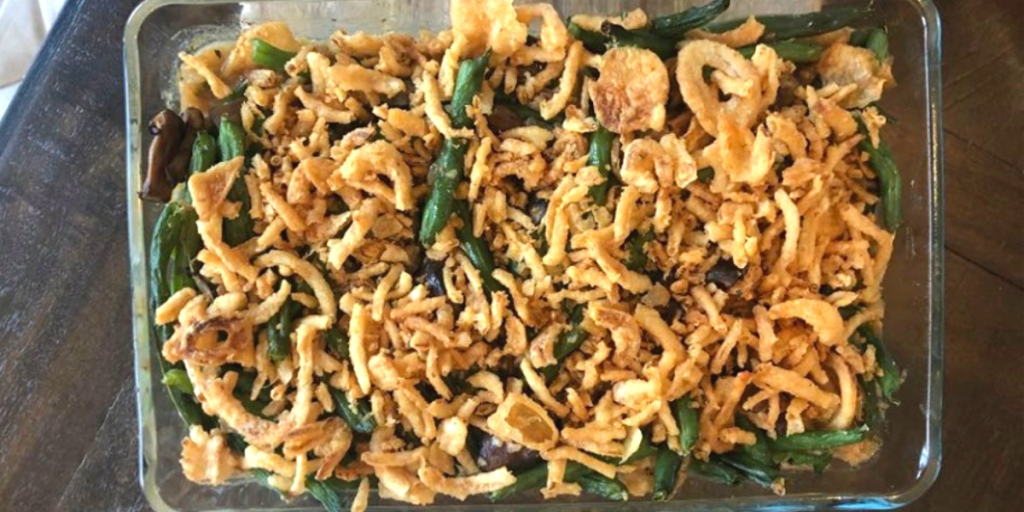 Holiday Vegan Green Bean&nbsp;Casserole