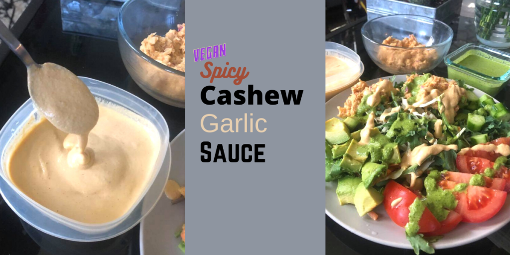 Spicy Cashew Garlic Sauce